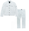 Clean Denim Set - White