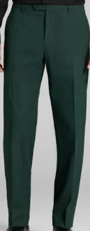 Forest Green Suit Pants