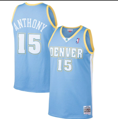 Carmelo Anthony #15 Denver Nuggets Hardwood Classic Jersey