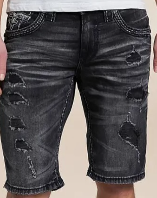 Black Rock Revival Distressed Jorts