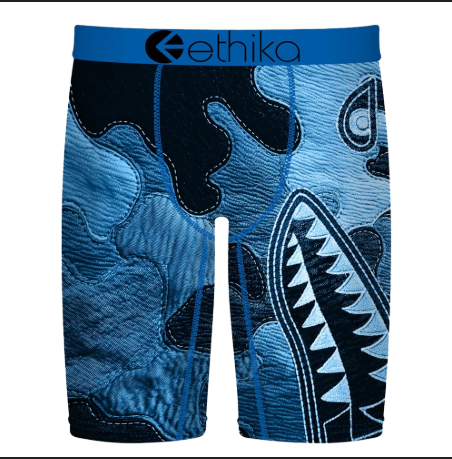 Ethika Staple Boxer - Blue Shark Camo