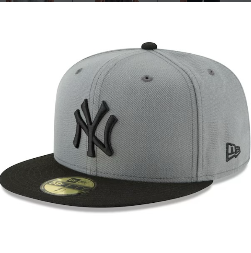 New Era 59FIFTY - NY Yankees Grey/Black