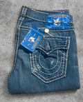 True Religion Medium Blue Distressed Jeans (NWT)