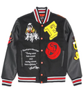 Count Your Blessings Varsity Jacket – Black