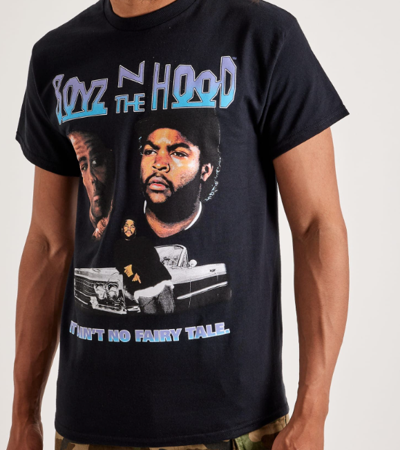 Boyz N The Hood It Ain't No Fairy Tale Graphic Tee - Black