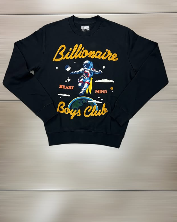 Billionaire Boys Club Astronaut Surf Crewneck - Black