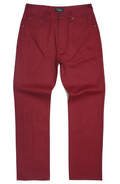 Twill Jeans - Burgundy