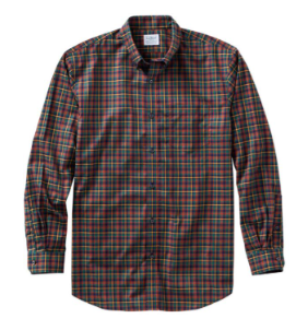 Red Multicolor Plaid Casual Button-Down Shirt