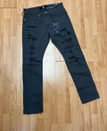 Jordan Craig Black Heavy Ripped Skinny Jean