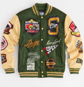 Dodge Boys Scat Pack Varsity Jacket – Green & Cream
