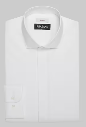 Jos. A. Bank White Slim Fit Dress Shirt