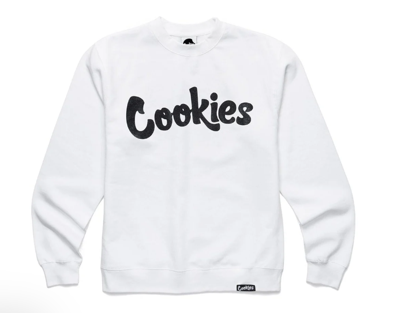 Cookies Mens Crewneck - White/Black