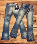 Valabasas Jeans - Medium Wash Distressed Flare (2-Pack)