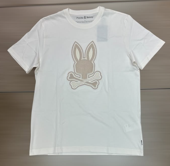 Psycho Bunny Bunny Logo Tee (White)