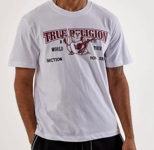 True Religion World Tour Tee - White