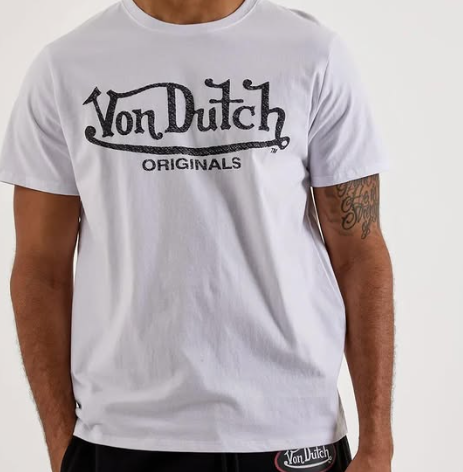 Von Dutch Originals Logo Tee - White
