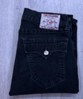 True Religion Black Section Row Jeans