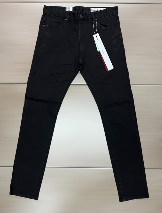Smoke Rise Slim Jeans (Clean Black)
