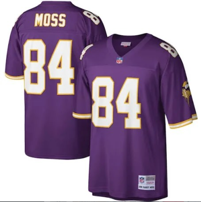 Randy Moss #84 Minnesota Vikings Throwback Jersey
