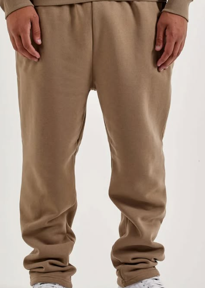 Premium Heavyweight Fleece Joggers – Tan