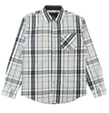 Arctic Grid Long-Sleeve Button-Down
