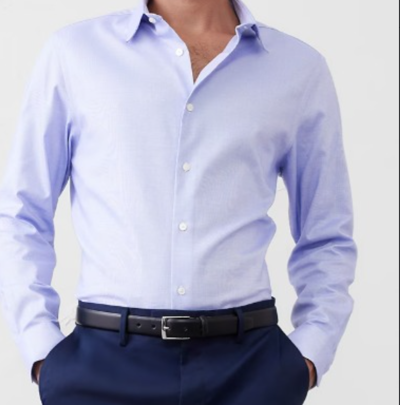 Banana Republic Mens Button Down - Light Blue