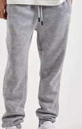 Premium Marled Fleece Joggers – Heather Grey