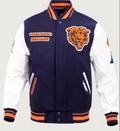 Pro Standard Chicago Bears Navy Varsity Jacket
