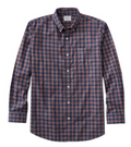 Dark Red & Pink Multicolor Plaid Casual Button-Down Shirt