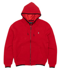 Makodi Zip-Up Hoodie - Red/Black