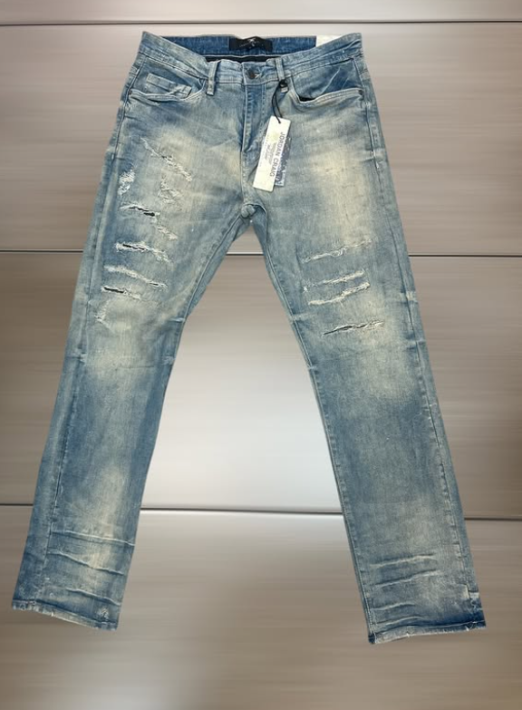 Jordan Craig Ice Blue Ripped Slim Jean