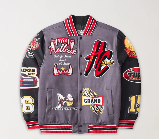 Hellcat Dodge Racing Varsity Jacket