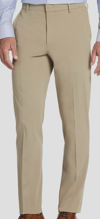 Khaki Suit Pants